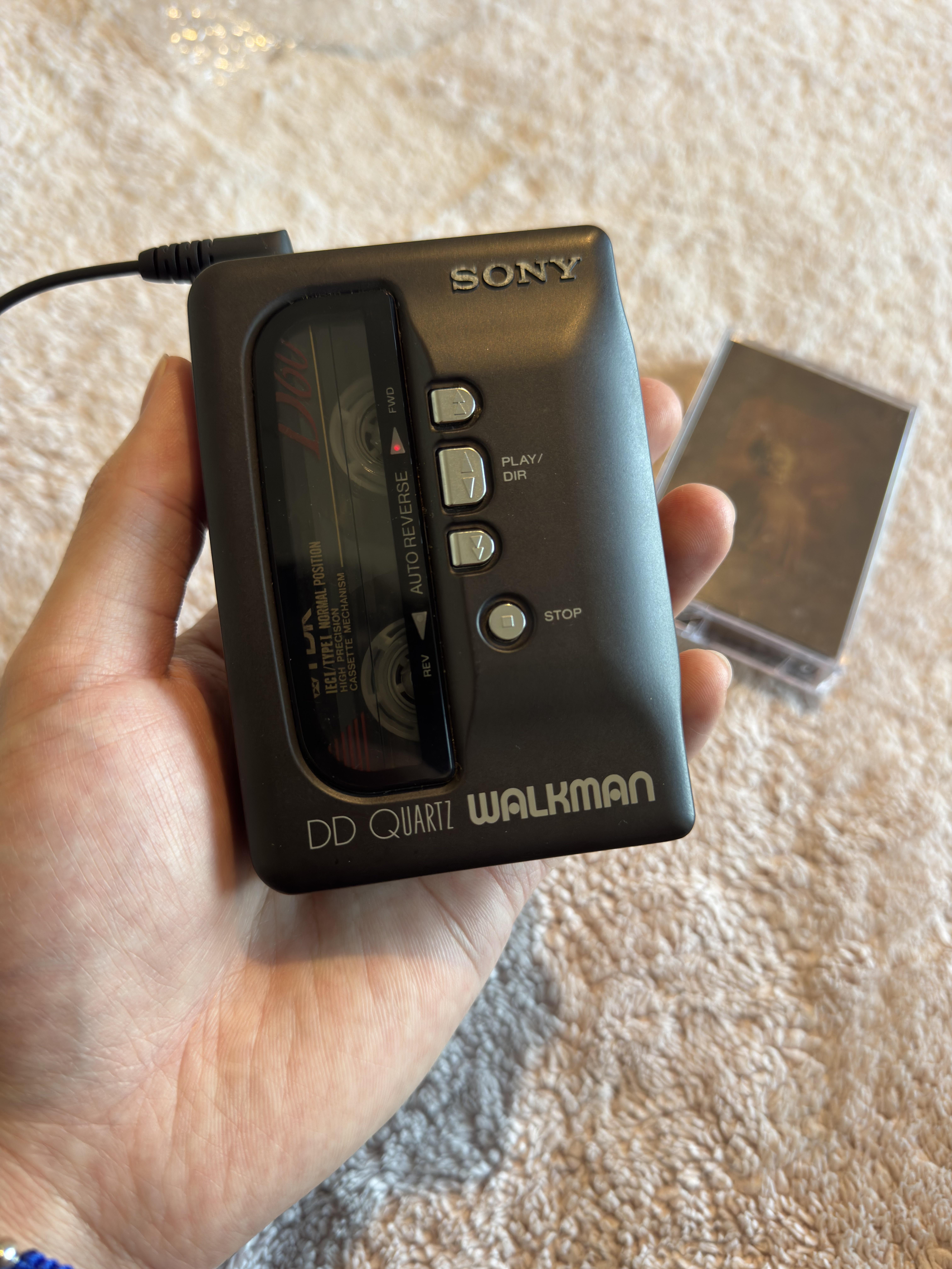 I'm happier than ever my Sony WM DD-9 has finally been restored