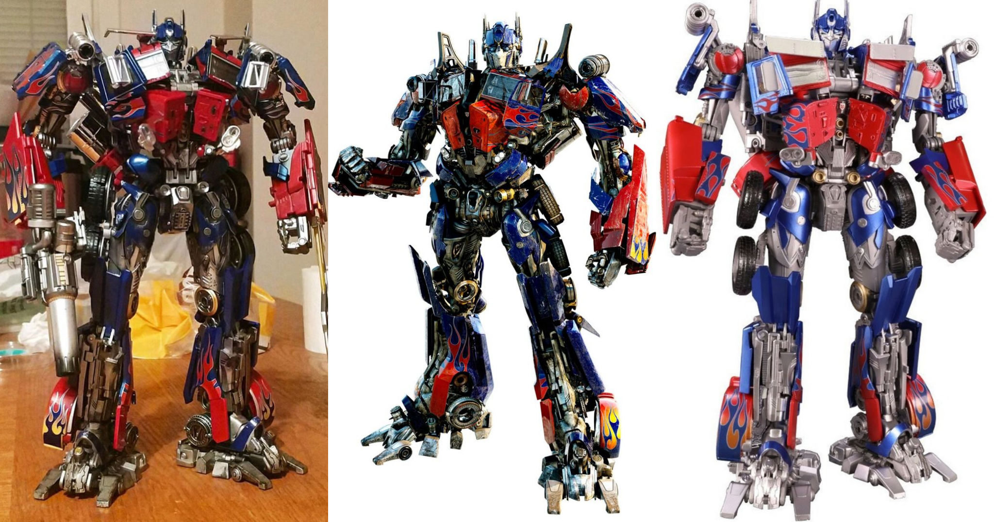 黒いリンゴ、mpm、そしてオプティマスプライムのスクリーン上の外見の