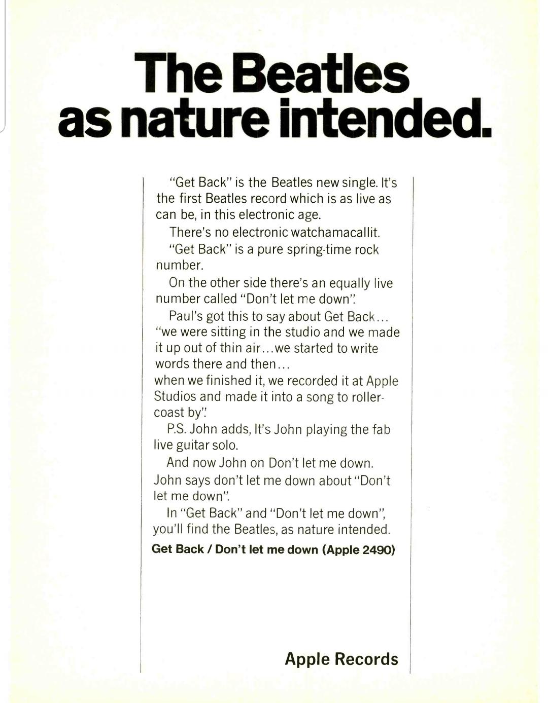 The Beatles as nature intended : r/beatles