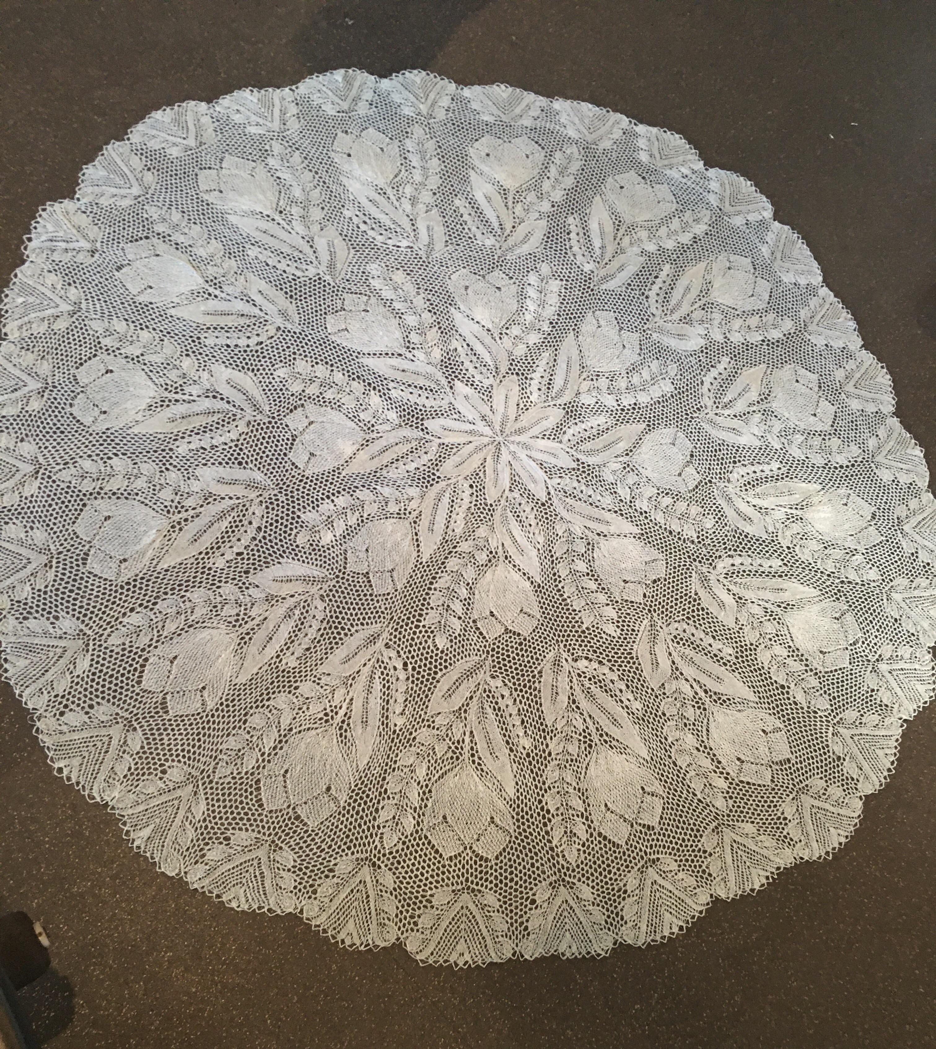 Most difficult lace project and have knit lace since 2007. Springs