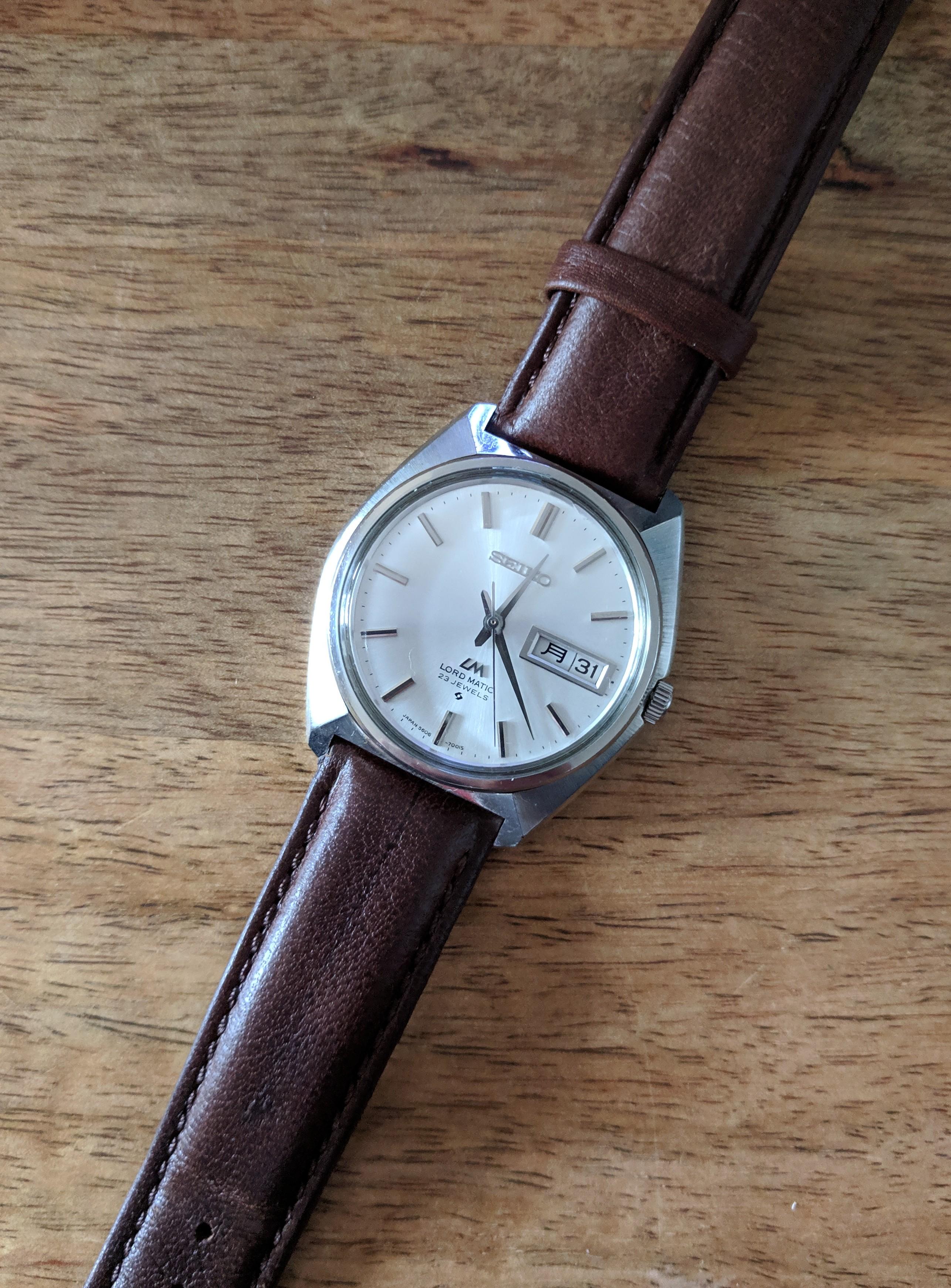 セイコー] 2018年最後の入手：ロードマチック 5606-7000 (1970年製