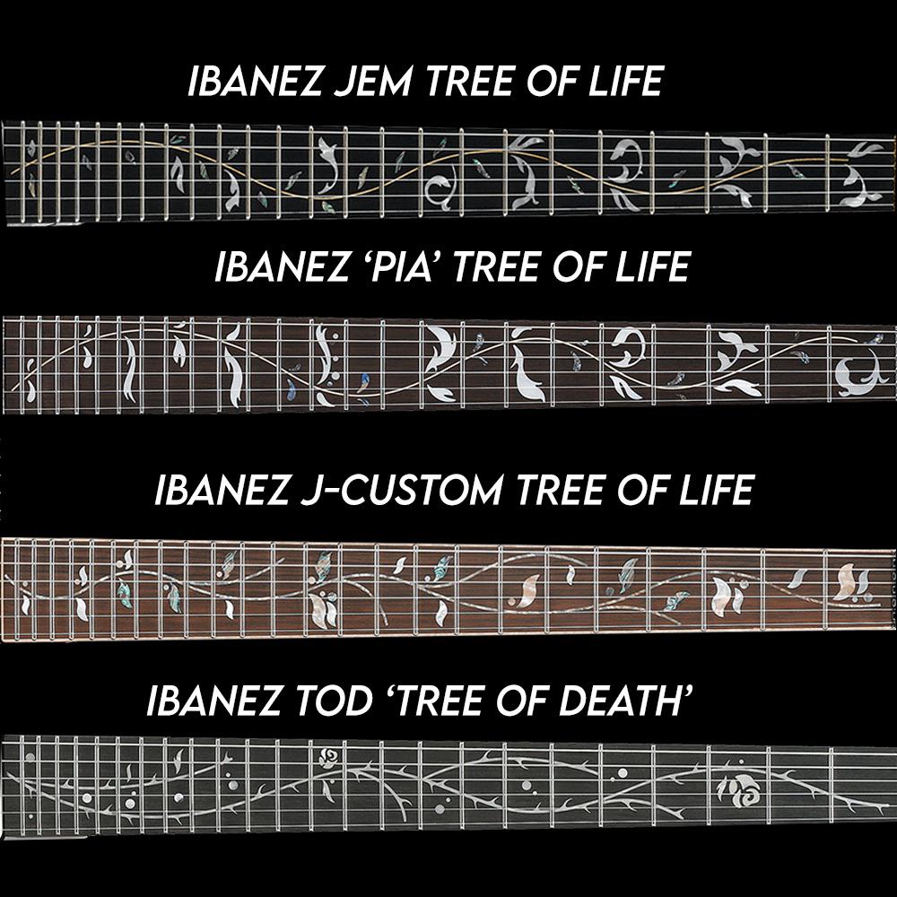 これまでのすべてのツリー・オブ・ライフ・インレイのバリエーション