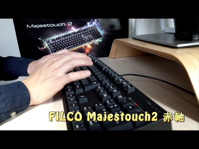filco majestouch2 赤軸の打鍵音 - YouTube