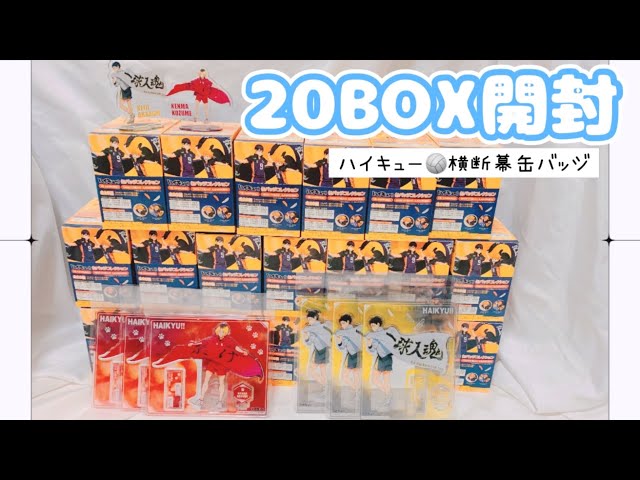 グッズ開封】ハイキュー｜横断幕缶バッジ【グッズ紹介】 - YouTube