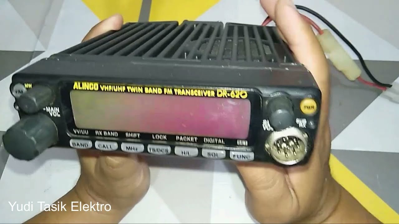 ALINCO DR 620 T TWIN BANDS VHF UHF DAN FM REVIEW - YouTube