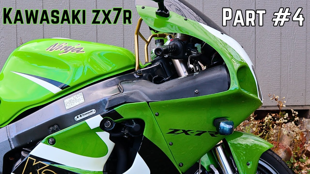 KAWASAKI ZX7R BUILD PART #4 | COOLING SYSTEM REBUILD - YouTube