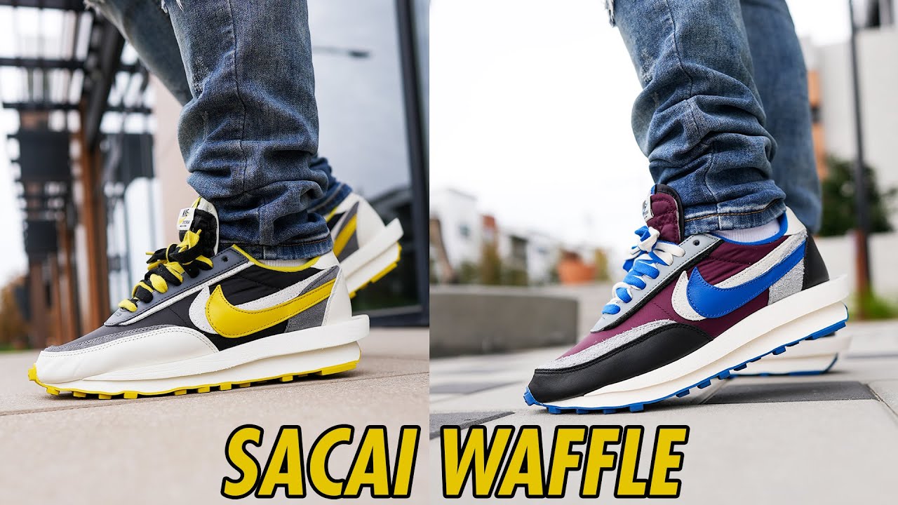 Undercover x Nike Sacai LD Waffle Review + On Foot - YouTube