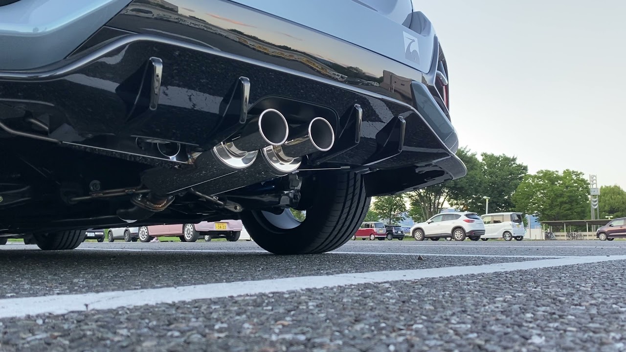CIVIC HATCHBACK FK7 SPOON N1 MUFFLER マフラー音 - YouTube