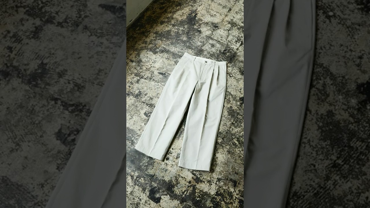 Combed Cotton Chino Trousers (BLACK) - Schuray