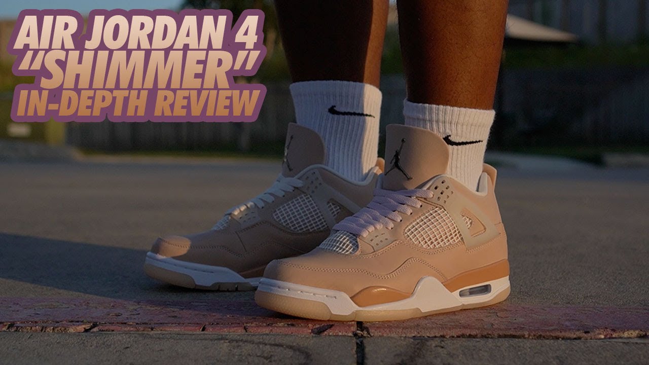 EARLY LOOK- JORDAN SHIMMER 4s IN DEPTH REVIEW - YouTube