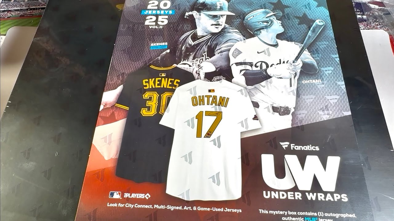 FANATICS UNDER WRAPS MLB AUTOGRAPHED JERSEY BOX! - YouTube
