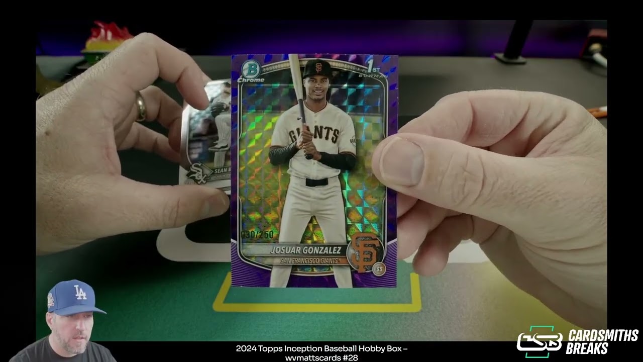 2024 Topps Inception Baseball Hobby Box – wvmattscards #28 - YouTube