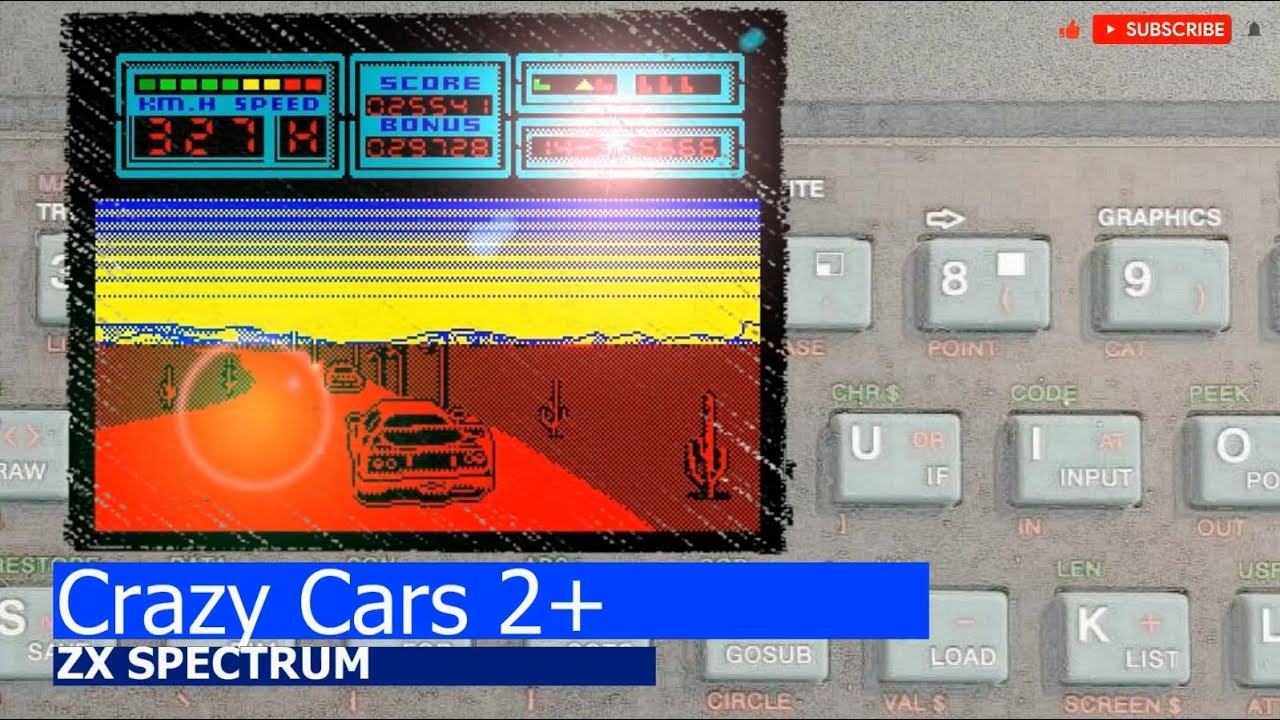 ZX Spectrum -=Crazy Cars 2+=- - YouTube