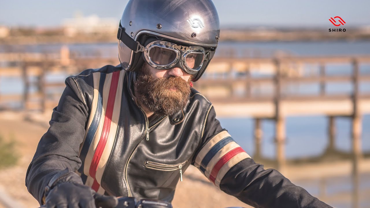 SHIRO ジェットヘルメット SH-235 - YouTube