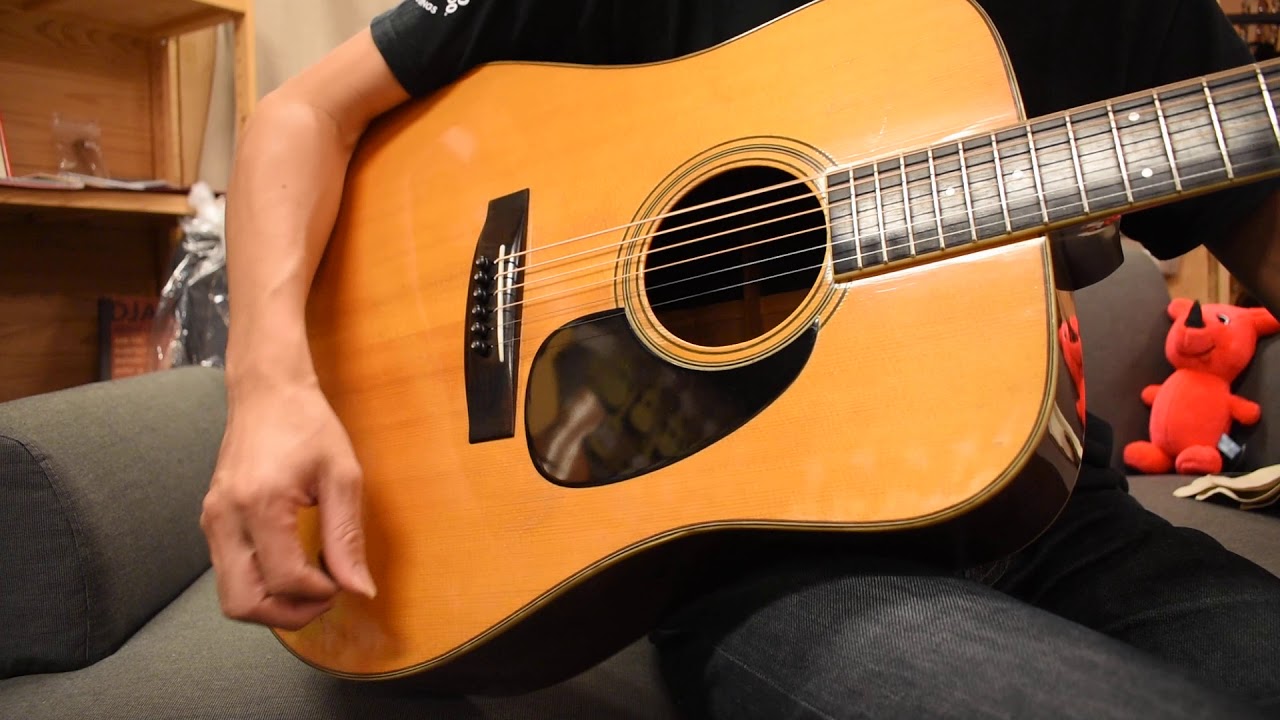 S.Yairi YD-304 1975年製 指弾き - YouTube