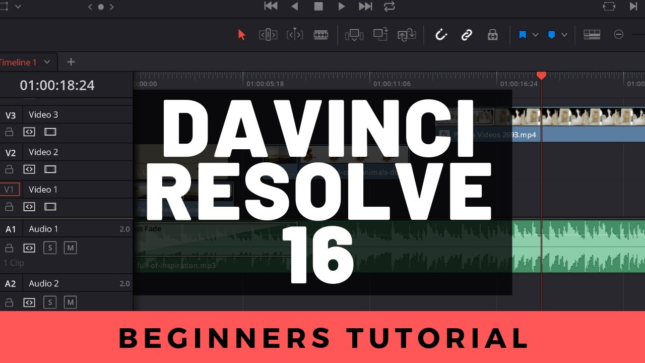DaVinci Resolve 16 Tutorial - Designed for Beginners - YouTube