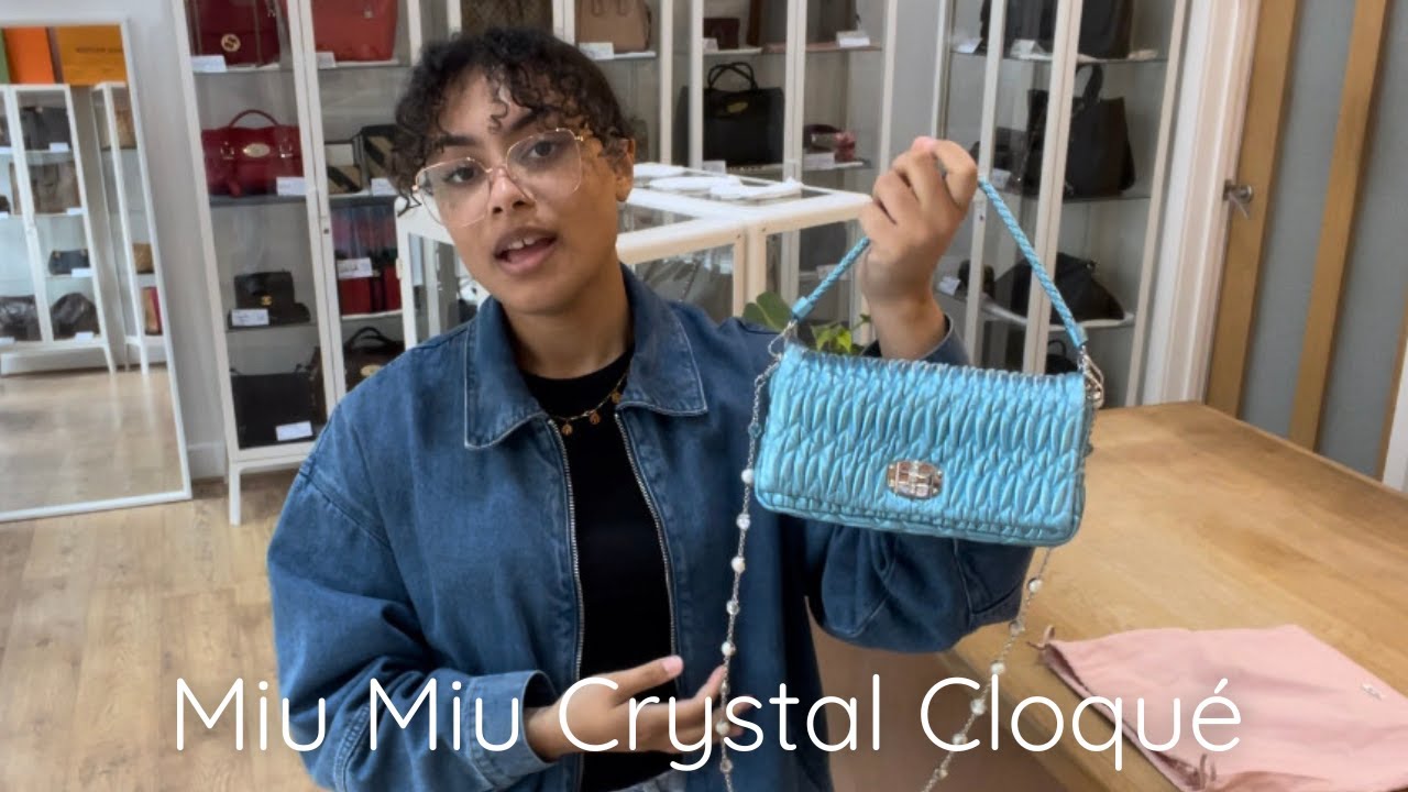Miu Miu Crystal Cloqué Review - YouTube