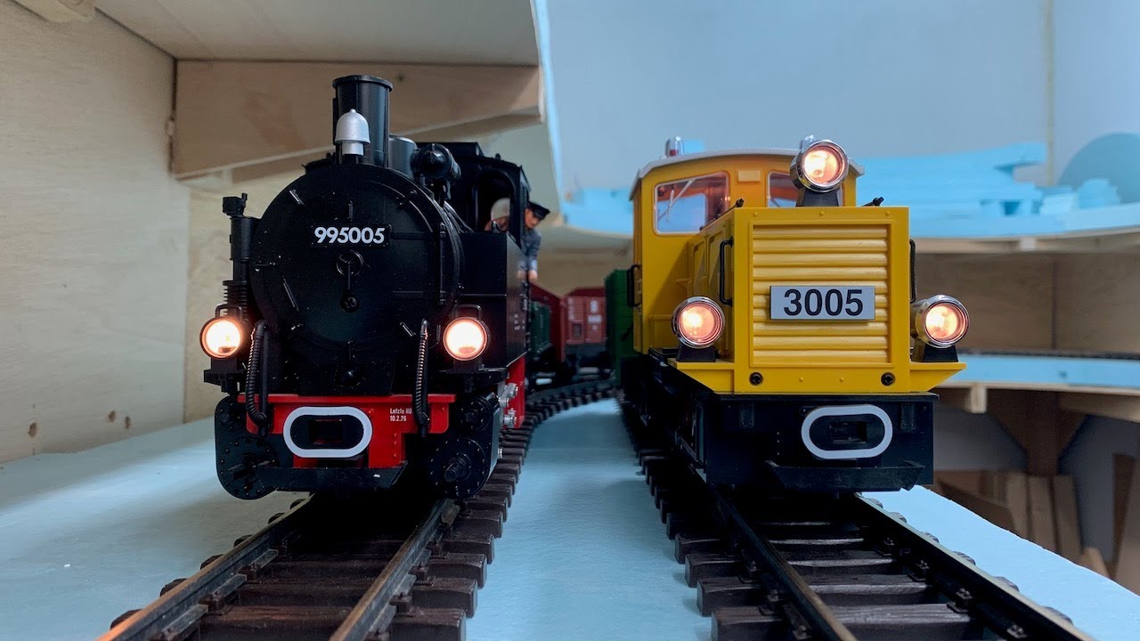 DCC G Scale Running (LGB MTS Innenanlage) - YouTube