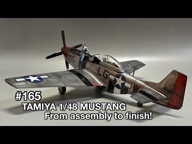 165 [aircraft プラモデル] TAMIYA 1/48 MUSTANG assembly to finish
