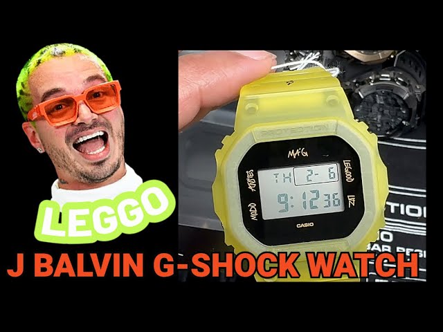 J BALVIN x G-Shock Watch - First EVER in the History of Casio