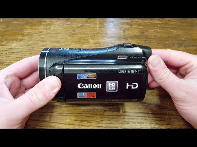 Canon HF-M41 FullHD camcorder I got for 29.50€ - Review - YouTube