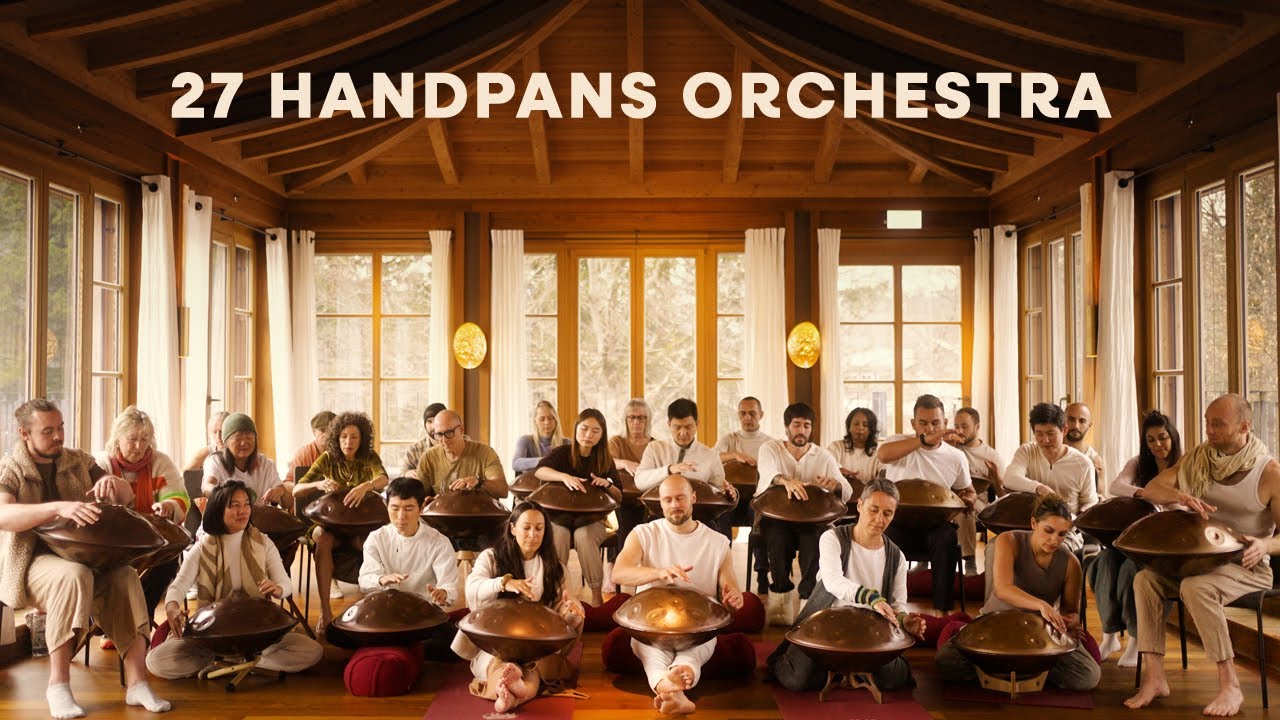 MASH handpan. 9音 C# Annaziska ・ C# マイナー 440hz - YouTube