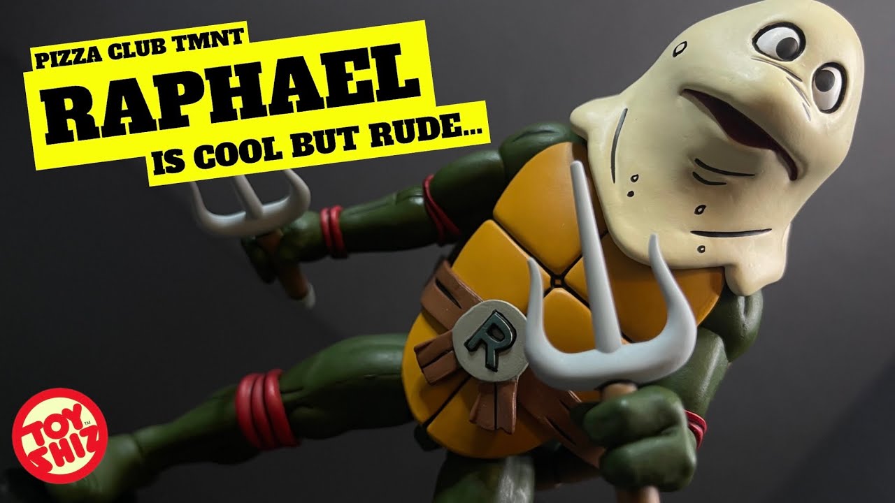 2024 RAPHAEL IS COOL BUT RUDE… | Pizza Club Cartoon TMNT | NECA