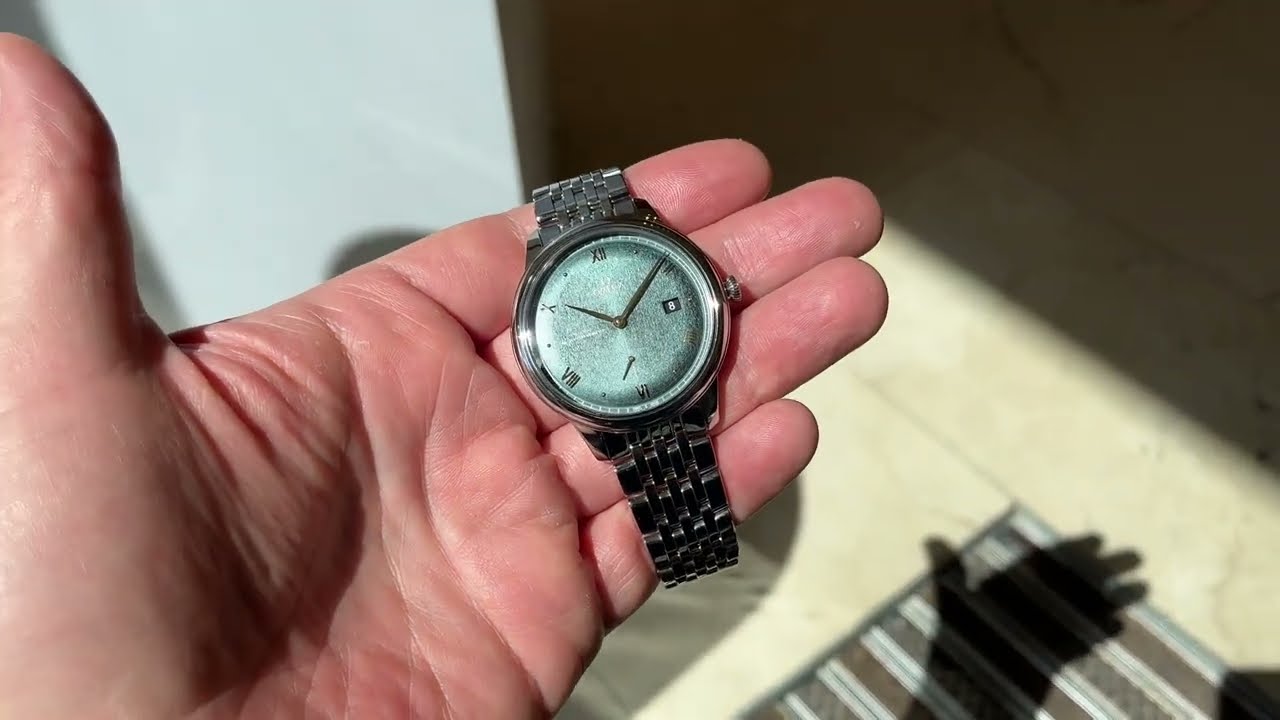 OMEGA De Ville Small Seconds - green(ish) dial - YouTube