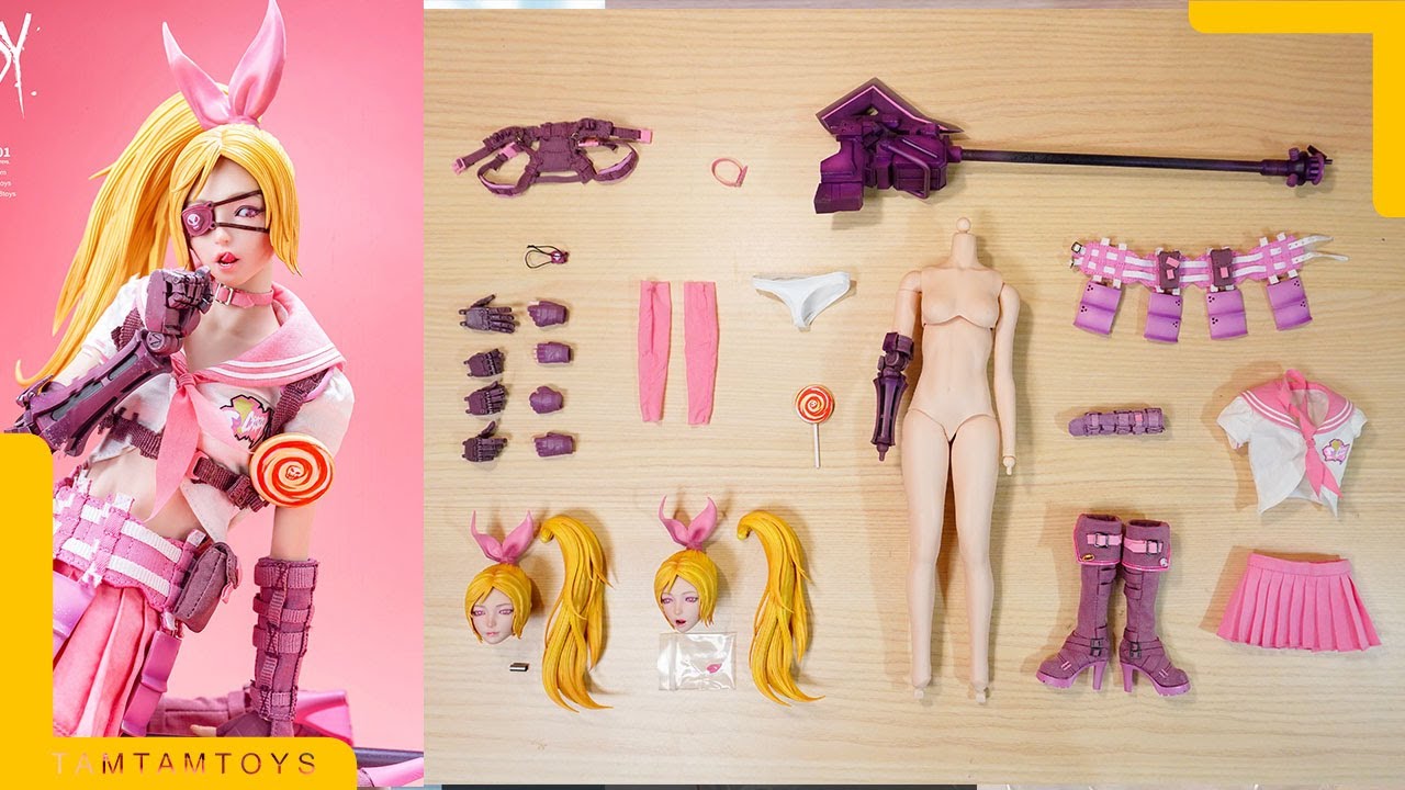 Unboxing: i8TOYS - Candy - Regular Ver. 1:6 Action figure - YouTube