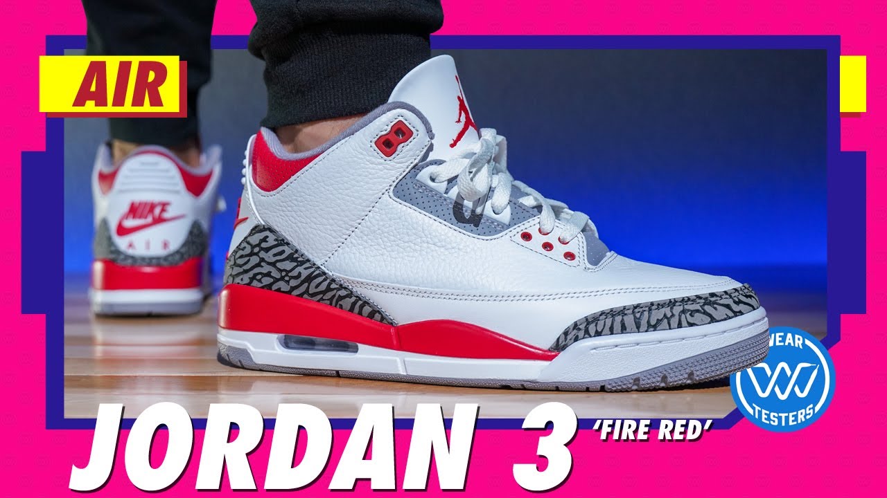 Air Jordan 3 Fire Red 2022 - YouTube