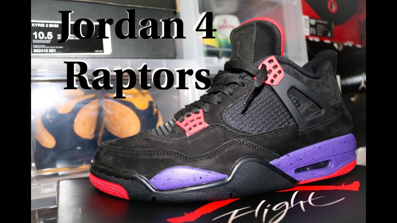 Air Jordan 4 Raptors Review & Dope On Feet!! - YouTube
