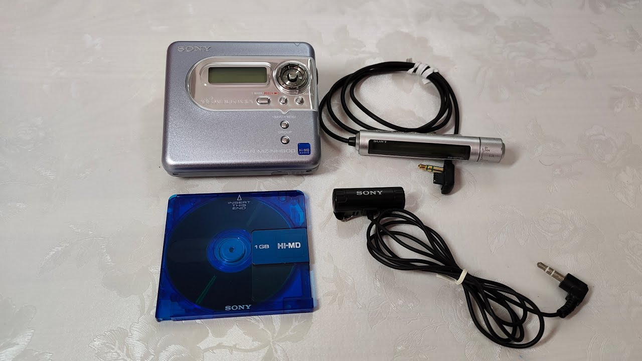 SONY MZ-NH600 Portable Minidisc Recorder (Hİ-MD) - YouTube