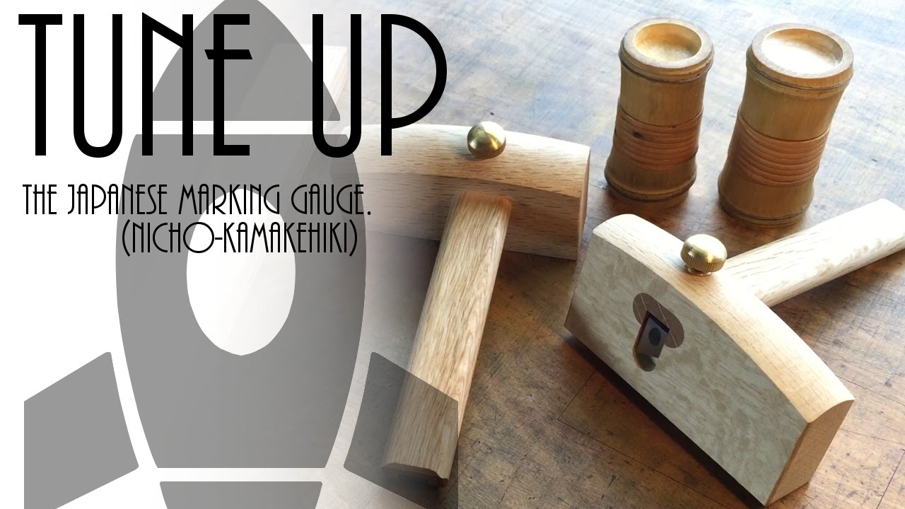 Tune up of the Japanese marking gauge. (Nicho-kamakehiki) - YouTube