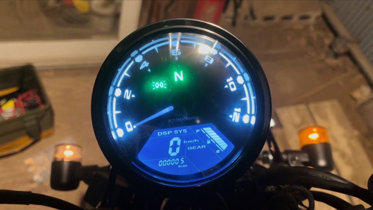 格安中華メーターをCBR250R(MC41)へ接続する - YouTube