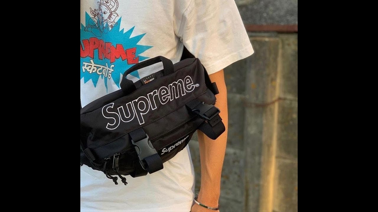 Supreme Breaks The Mold - Cordura Supreme Waist Bag FW19 - YouTube