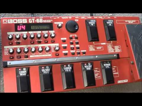 Boss GT-6B bass multi effects retrospective review - YouTube