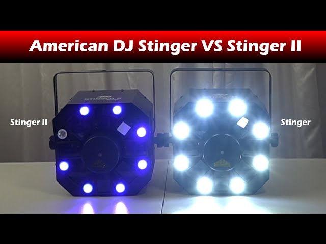 American DJ Stinger vs Stinger II Comparison (programmer's