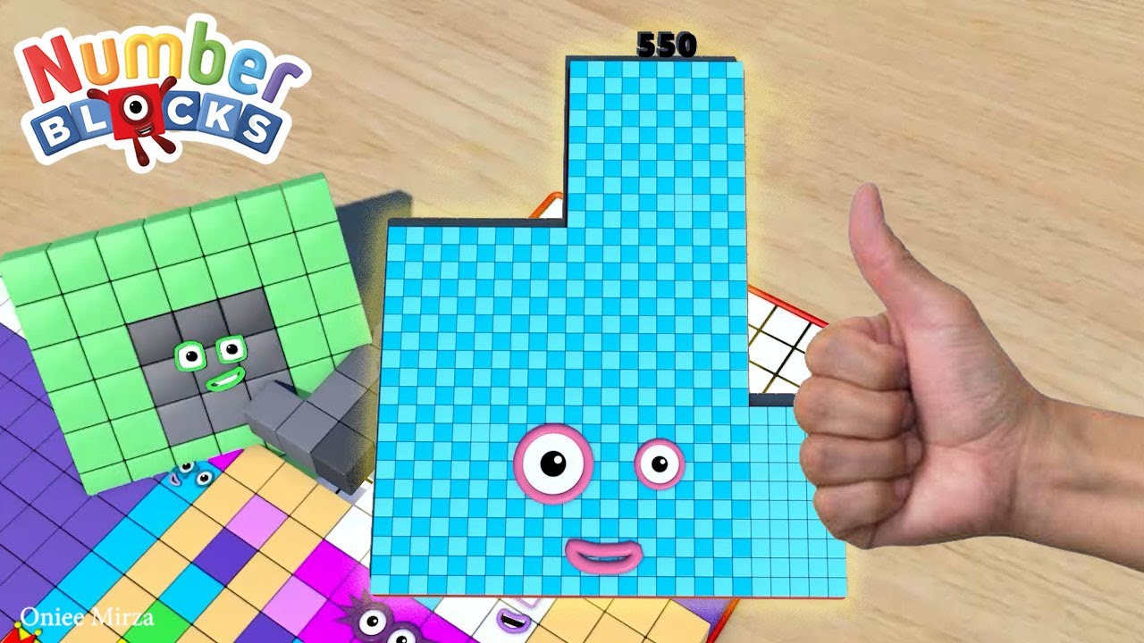 Numberblocks Puzzle Animation 3D Numberblocks ASMR 550 - YouTube
