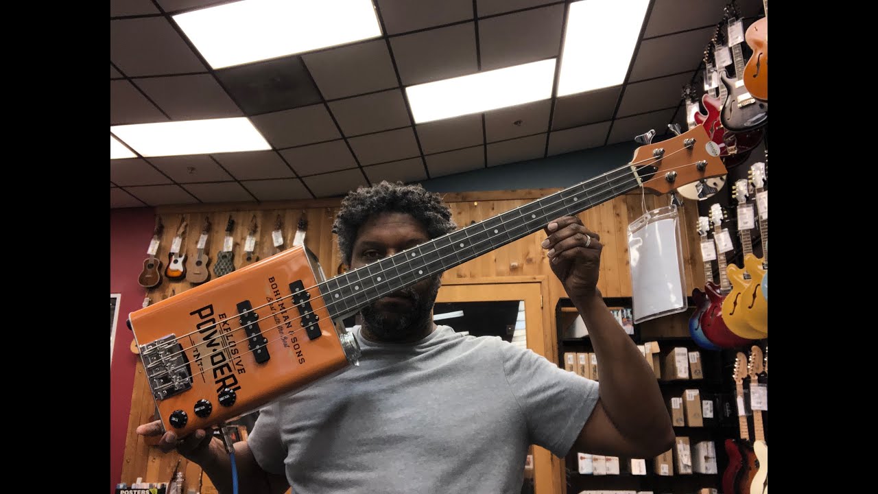 Bohemian Oil Can Bass (In Store Demo) - YouTube