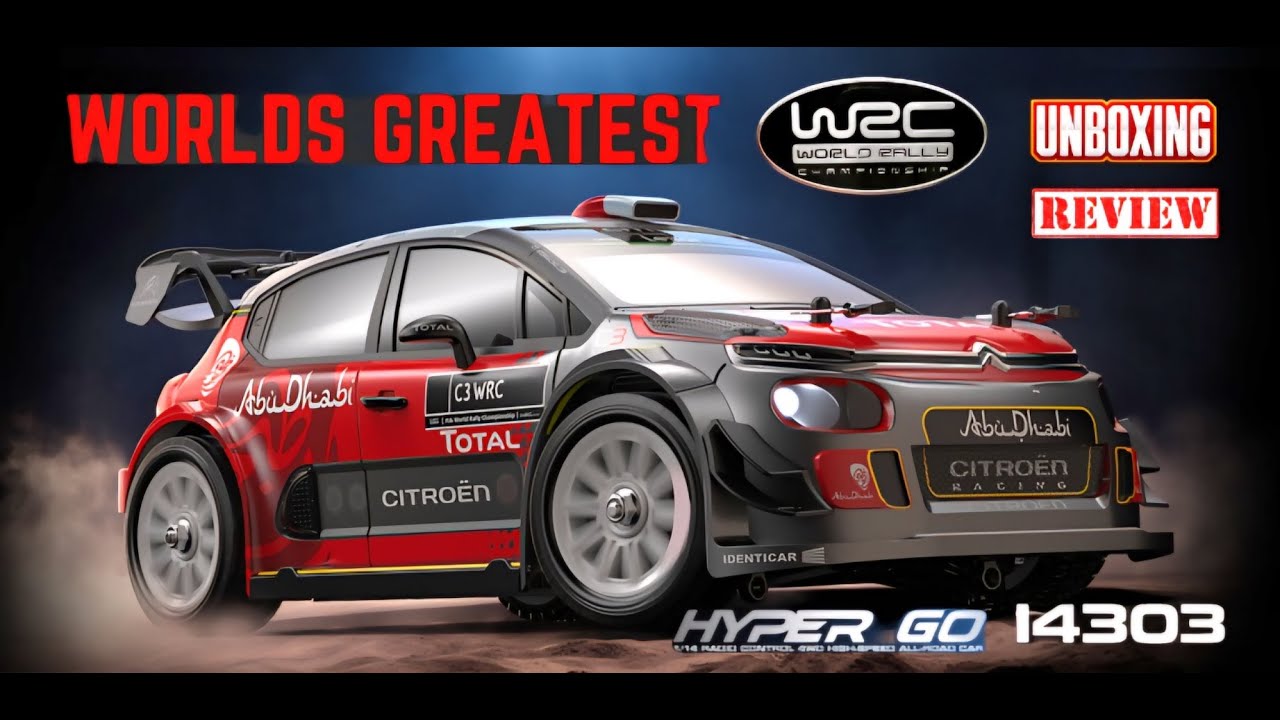 MJX HYPER GO 14303 Citroen C3 The World's Best micro WRC RC