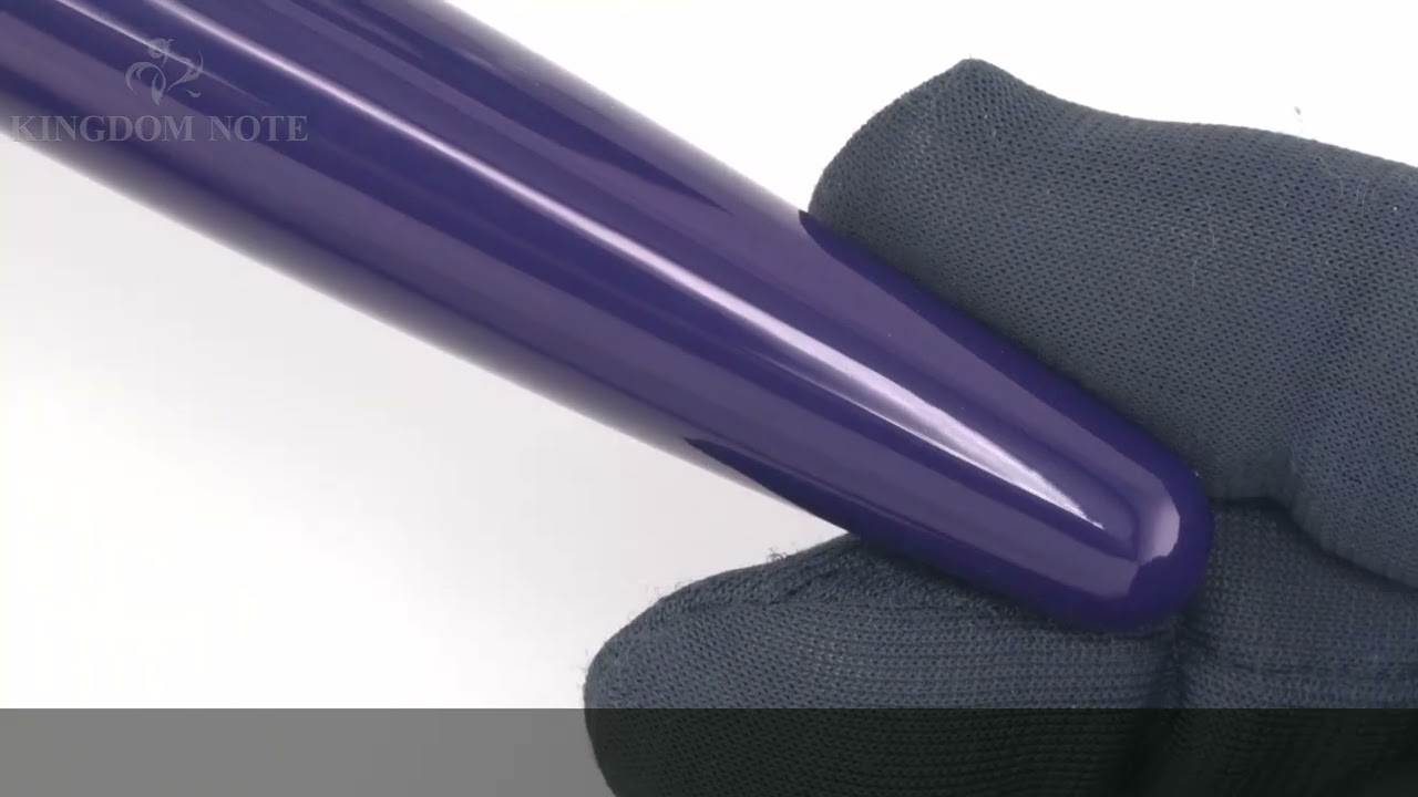 NAKAYA 中屋万年筆 万年筆 シガー ロング 菖蒲 中字 - YouTube