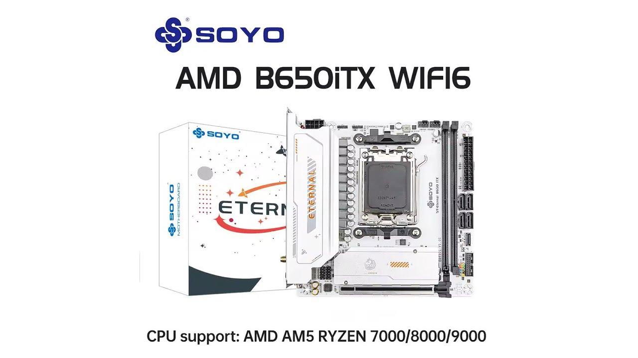 Unboxing SOYO Eternal B650 ITX AM5 motherboard - YouTube