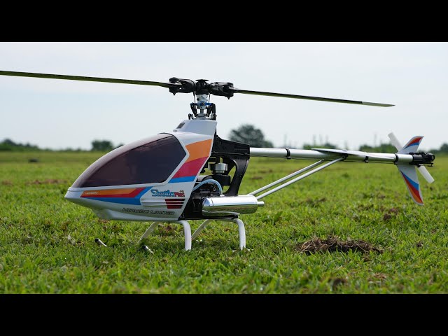 ラジコンヘリ 超高級機 HIROBO Shuttleを復活させてみた。 - YouTube