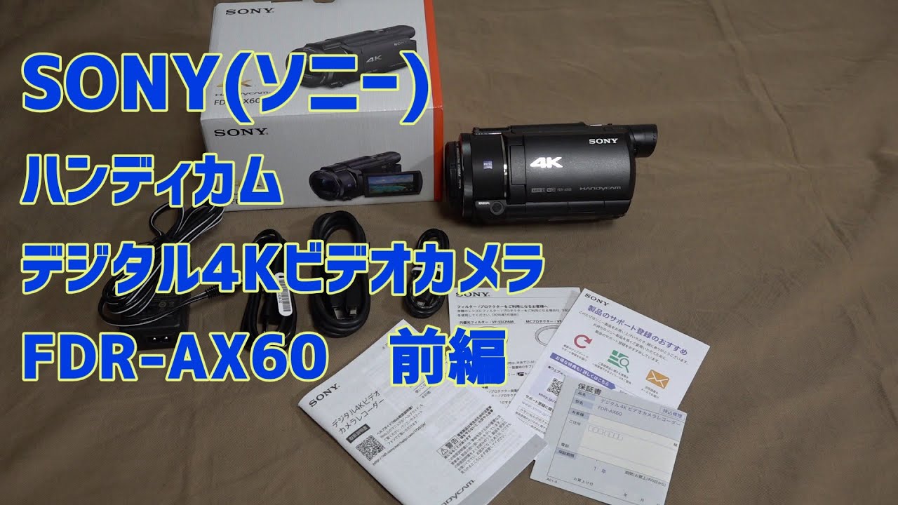 SONY 4K Handycam 
