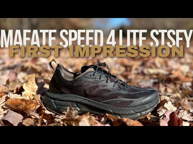 First Impressions: Hoka Mafate Speed 4 Lite Satisfy - YouTube