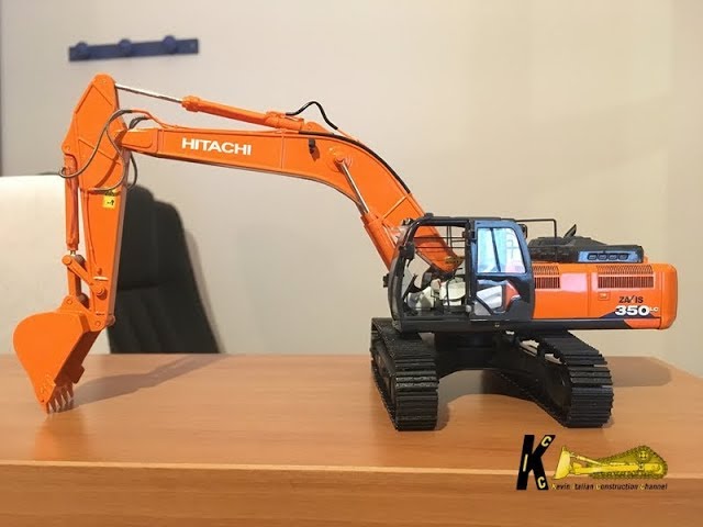 Hitachi Zaxis 350LC 1:50 Model Review - YouTube