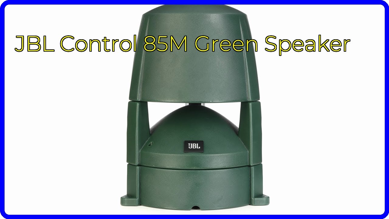 REVIEW (2026): JBL Control 85M Green Speaker. First Look. - YouTube