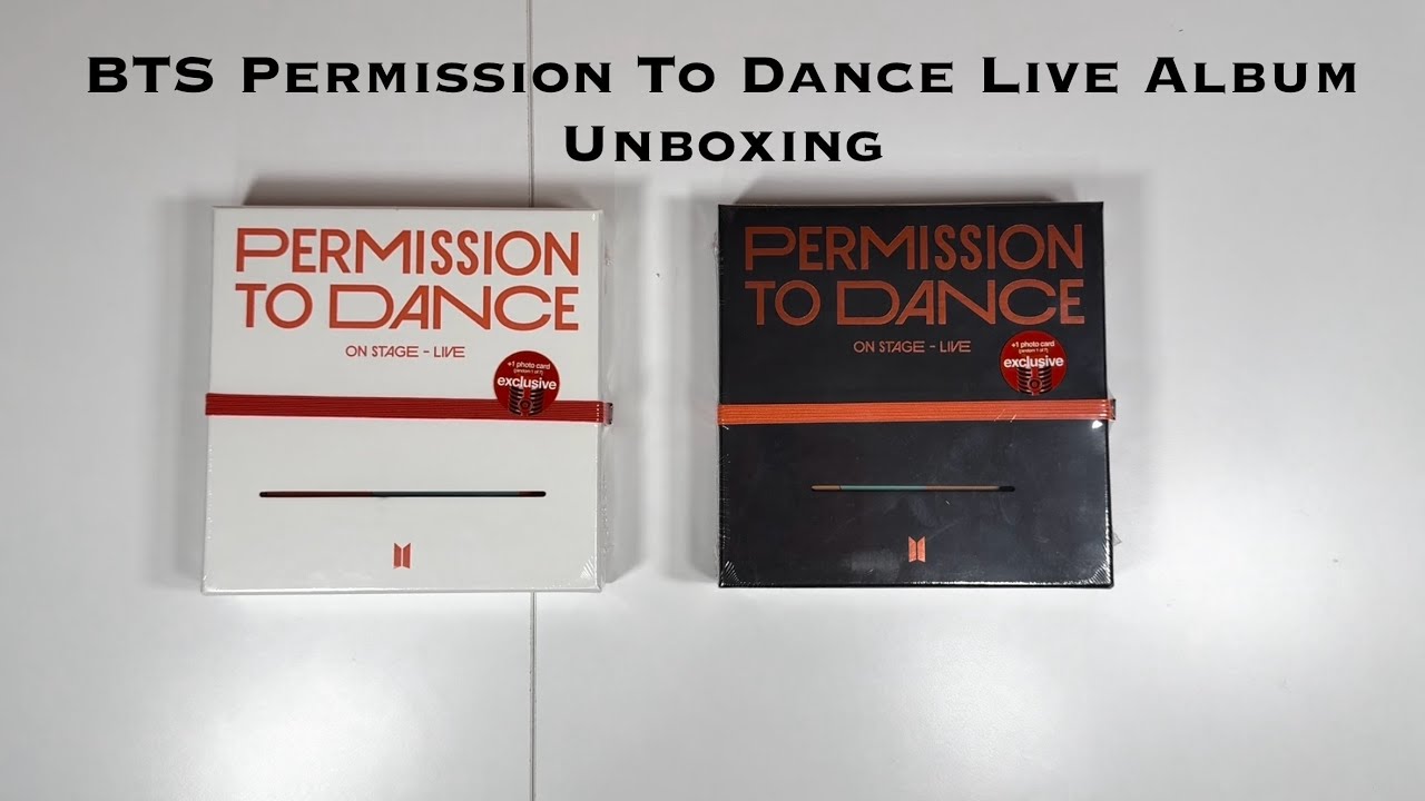 Unboxing: BTS Permission to Dance Live Album [Target Exclusive
