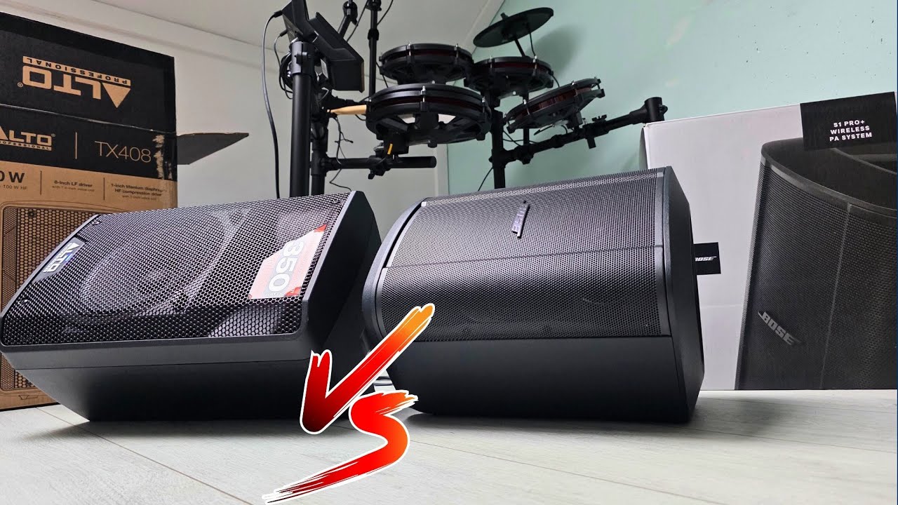 Full Sound Test! Bose SP1 Pro+ vs Alto TX408 Powered Speakers