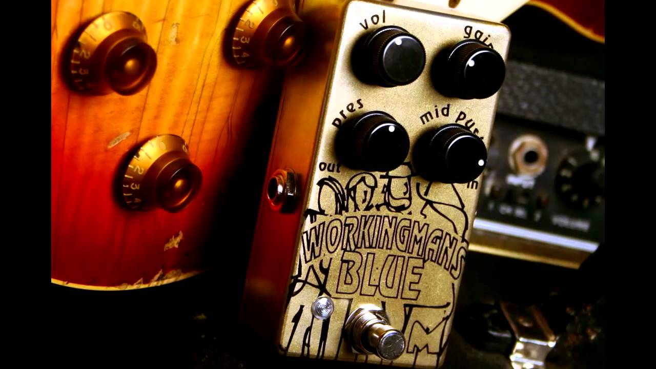 Menatone Workingmans Blue Overdrive Pedal - YouTube